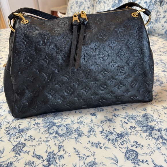 LOUIS VUITTON PONTHIEU PM BLACK HANDBAG - Picture 5 of 12